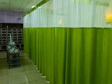 Антистатические цветные шторы-перегородки в медицинском центре Москвы. 2