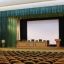 Зеленый антрактно-раздвижной занавес в районный дом культуры Пскова.