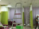 Антистатические цветные шторы-перегородки в медицинском центре Москвы. 3